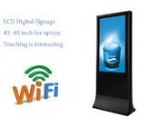 HD Interactive Digital Signage Display , 49'' Floor Standing Digital Display