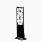 42 Inch LCD Digital Signage Kiosk , Free Standing Advertising Screen Display