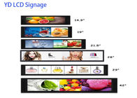 Stretched Bar 32 LCD Advertising Display With Auto Loop Play Function